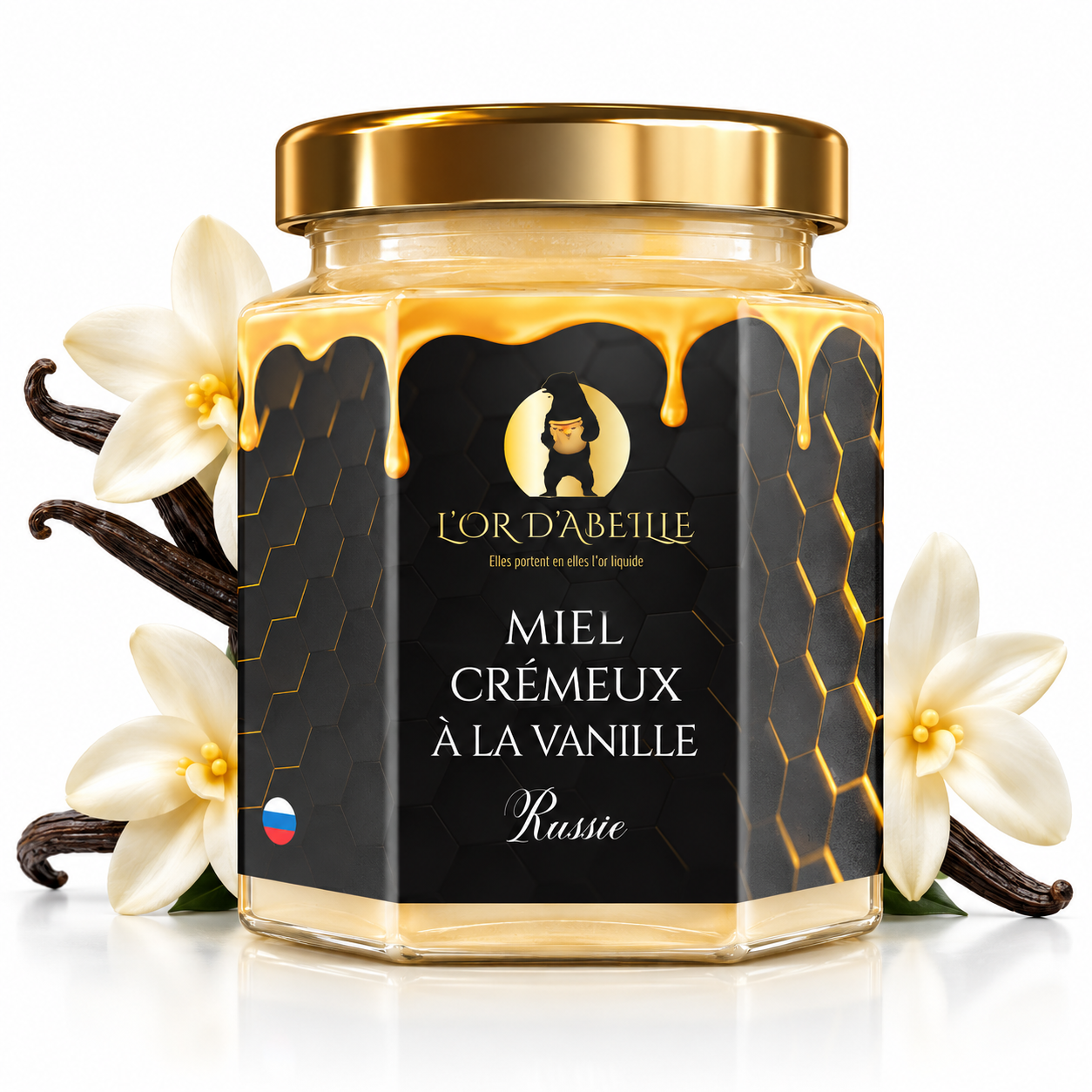 2025/01/1000462382.png Miel Crémeux à La Vanille - Naturel de Russie – Image 1