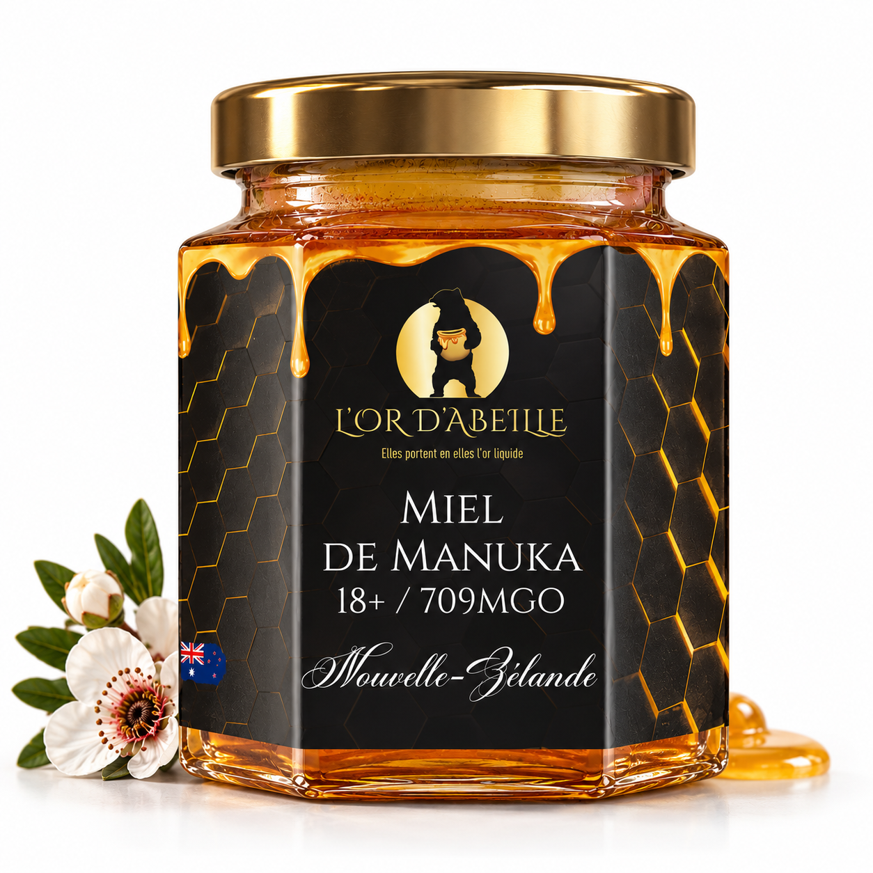2025/12/1000462045.png Manuka +18 / 709 MGO + Jujubier du Yémen Offert - ANALYSÉ - Collection Prestige – Image 1