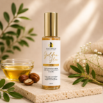 Golden Glow – Huile Scintillante Éclat Doré au Jojoba 50ml – Image 2